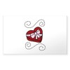 CafePress Heart Box of Chocolates Sticker Rectangle Bumper Sticker Car