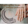 Meowoo Ring Sizer UK Measurement Scales Kit Tools for Measuring