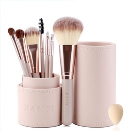Makeup Brush, Set of 7, Popular, High Quality Fiber Bristle, Makeup Brush, Super Soft, Makeup Brushes (Exclusive Storage Bucket)