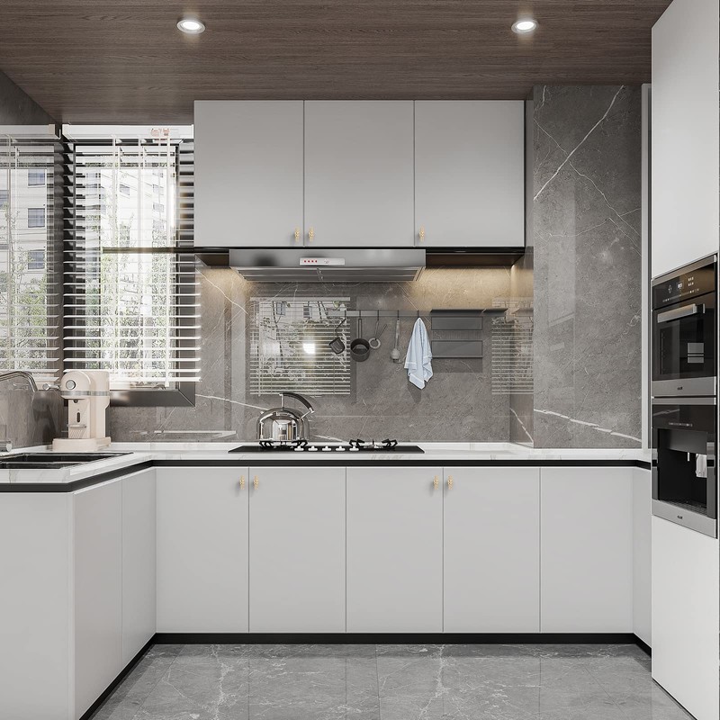 Asidrama 10 Pack Knurled Brushed Brass Kitchen Cabinet Knobs Gold