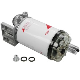 R90P Fuel Filter Water Separator Assembly Compatible with 390RC 490R 790R 690R Series 30 Micron Diesel Engine Replace FS19521 8159975 BF1360 1296851 P551767