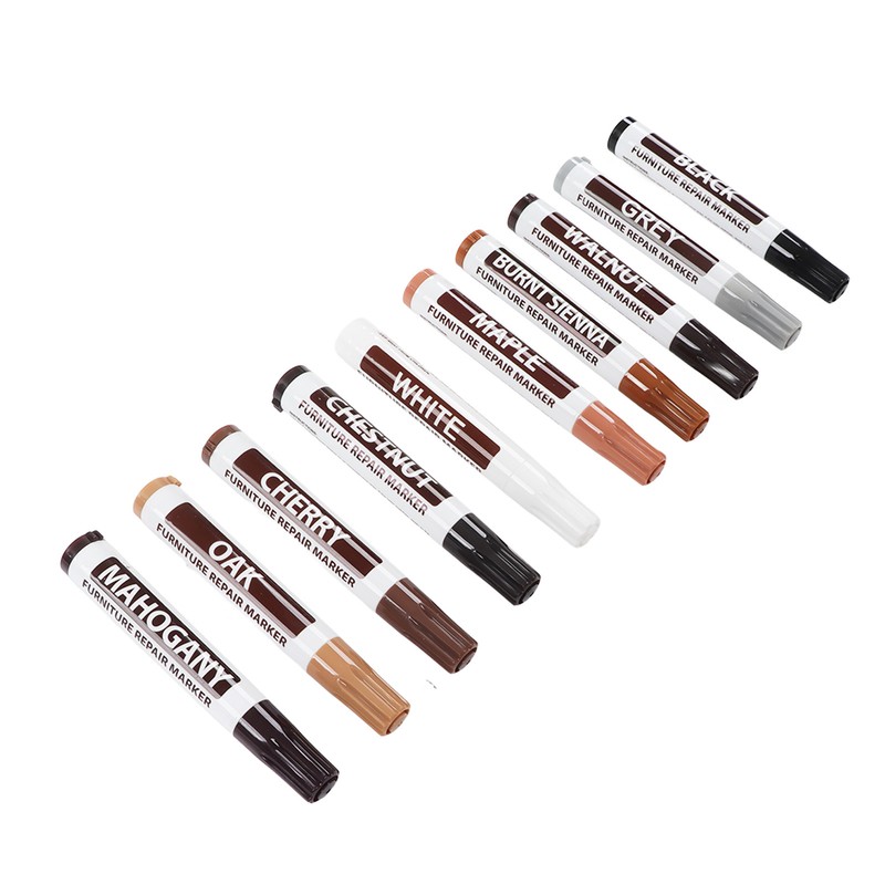 10Pcs Furniture Markers Waterproof Quick Dry Scrub Resistant Widely Used