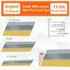 SITLDY 15 Gauge DA Angled Finish Nails, 34-Degree, 900-Pack (2-1/2",