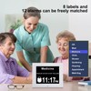 Johnziny 8 Inch Digital Day Calendar Clock, Dementia Clock for