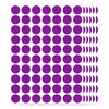 Ouzoustate 1400 PCS Purple Circle Dot Stickers 3/4" Round Color