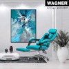 WAGNER Design Soft Swivel Chair Castors Diameter 60 mm Height