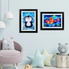 JAMAT HOME Picture Frame for Children's Drawings, A4 Frame Hinged