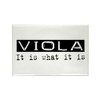 CafePress Viola Is Rectangle Magnet (10 Pack) Rectangle Magnet, 2"x3"