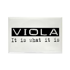 CafePress Viola Is Rectangle Magnet (10 Pack) Rectangle Magnet, 2"x3" Refrigerator Magnet (10 pack)