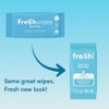 FreshWipes Antibacterial Body Wet Wipes For Adults 1 Pack (12