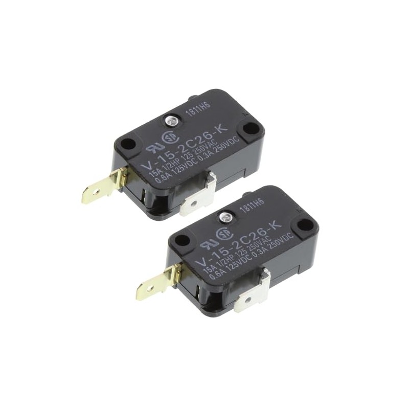 Omron V-15-2C26-K (Pack of 2) Basic/Snap Action Switches Miniature Basic