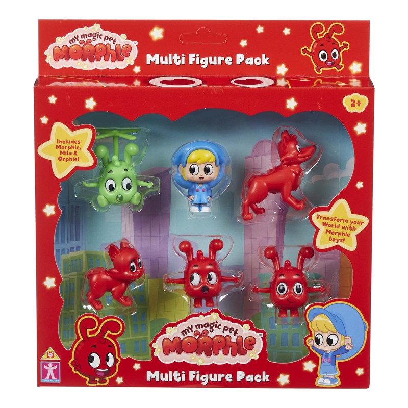Morphle Multi Figure Pack, preschool scaled figures, imaginative play, moonbug,