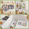 snaxuda 10 Pcs Kitchen Decor Set Bunny Kitchen Towels and
