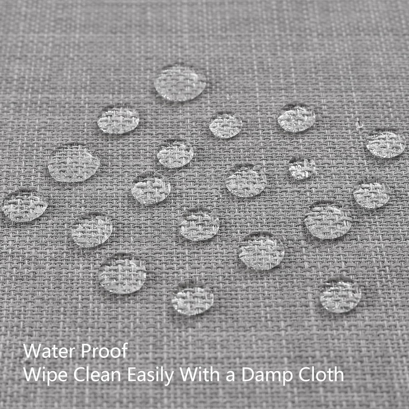 smiry Linen Table Cloth Rectangle 140x220 cm Wipe Clean Tablecloth