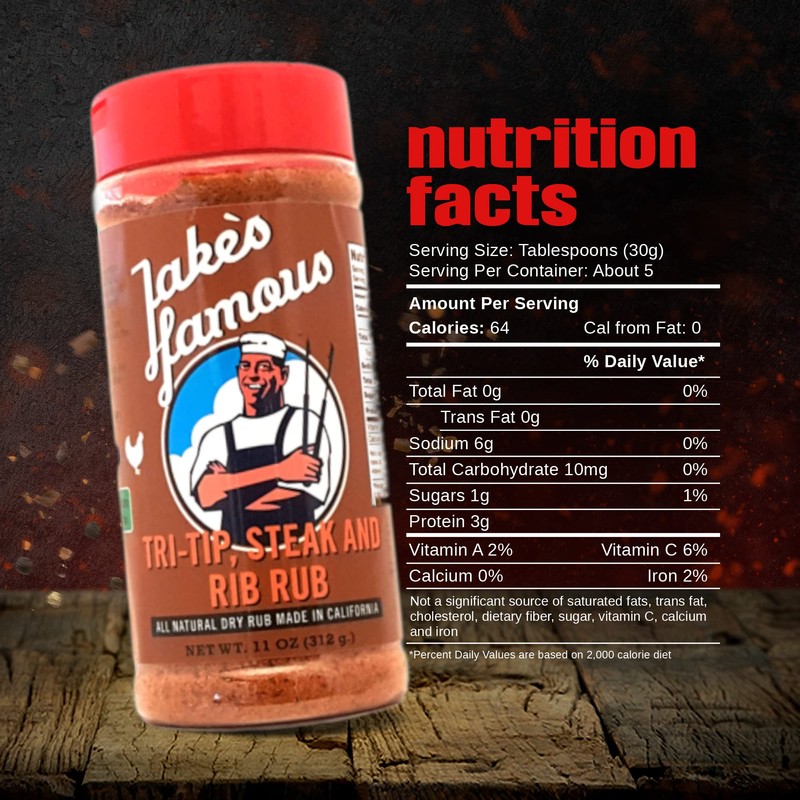Jake's Righteous Rubs Tri Tip, Steak & Rib Rub 11
