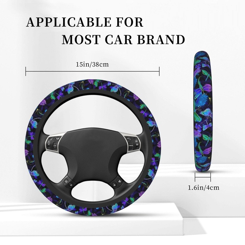 Generic Car Steering Wheel Cover Universal Neoprene Anti Slip Car