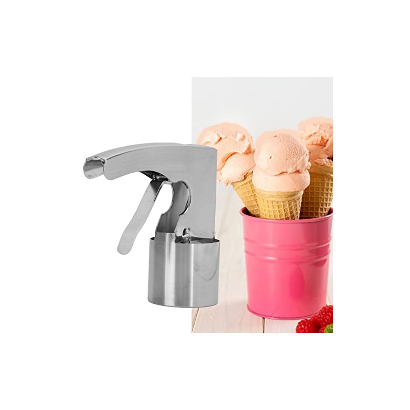 Cuchara para Helado Cilindro de Acero Inoxidable Cuchara para Helado