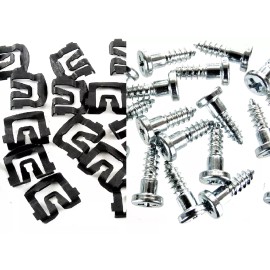 SFS Ford Windshield & Rear Window Trim Molding Clips & Studs- 40pcs (20ea)- #036