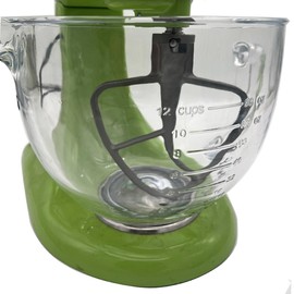 4.8 L 4.5 and 5 Quart aluminium TILT-HEAD FLEX EDGE BEATER ，Compatible with Kitchenaid stand mixer models K45SS, KSM75, KSM95, KSM150PS, KSM152PS and KSM155GB. (4.5-5 Quart) (4.5-5Quart)