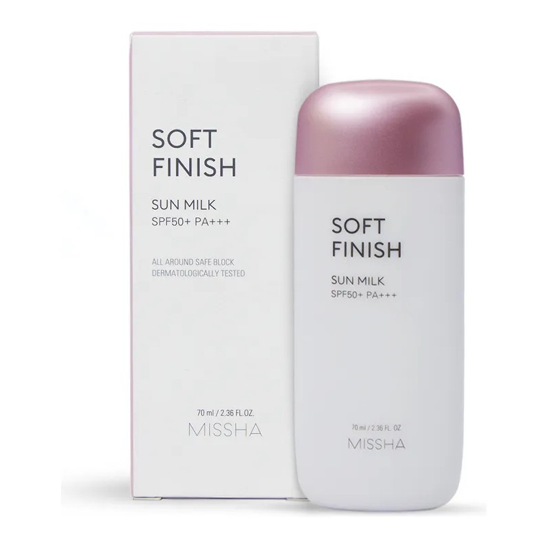 Kit 2 Pz Missha All Around Soft Finish Sun Milk