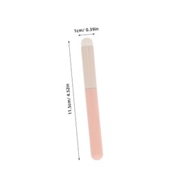 FRCOLOR 2pcs Mushroom Head Lip Brush Set Lip Applicator Wands for Precise Lipstick and Application for Makeup Lovers