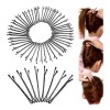 350 Pasadores Negros Para Pelo Cabello Pasador Resistente Negro