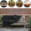 RICHIE Garden Bench Covers Waterproof 2 Seater, Outdoor Patio Bench