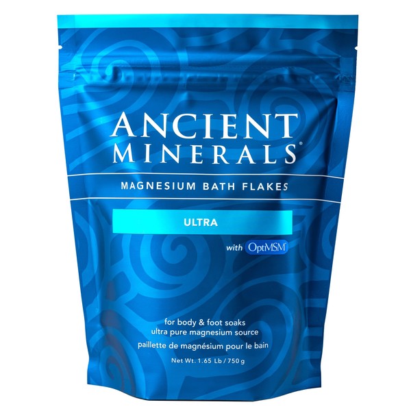 Ancient Minerals Ancient Minerals Magnesium Bath Flakes Ultra with OptiMSM