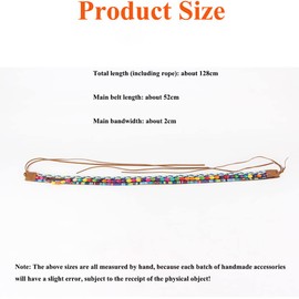 GRNUS HatBands for Cowboy Rancher & Fedora Hats - Men & Women Handmade Hat Belt (Style H)