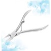 SAFIGLE Stainless Steel Cuticle Nipper Toenail Clipper Ergonomic Design for