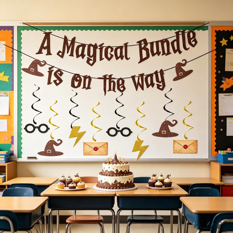Magic Wizard Baby Shower Decorations,A Magical Bundle is on the