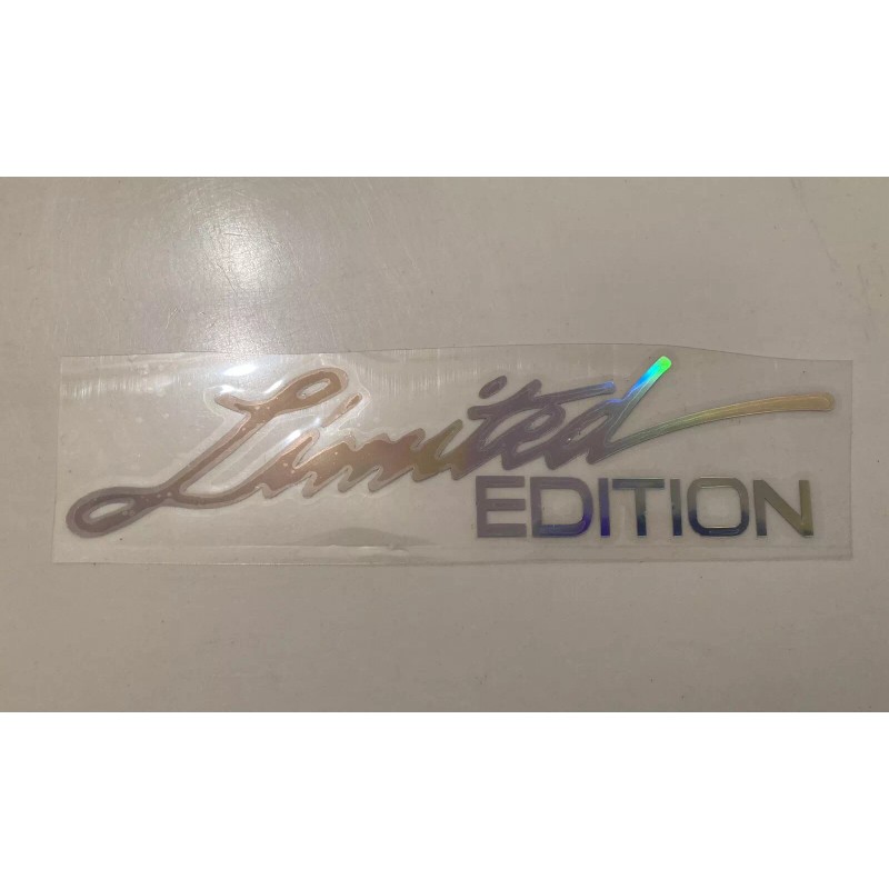 Laser Limited Edition Laser Cut Decal Sticker - Reflective/Mul