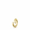 TOUS Small Gold-Plated Hold Ring Pendant, 16mm