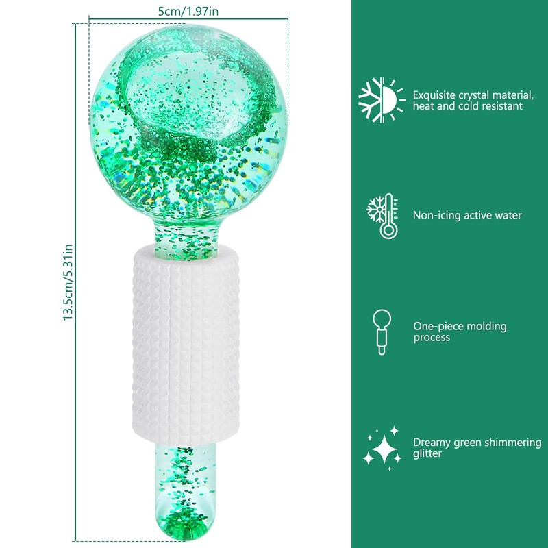 2PCS Ice Globes for Face, Ice Roller Facial and Eye