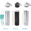 Minisland Large Portable Metal Aluminum Toothpick Holders Keychain Pocket Outdoor