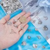 DICOSMETIC 108Pcs 18 Styles Ocean Charms Bulk Sea Animal Charm
