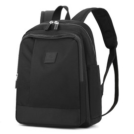 Wafybsre Mini Backpack for Women Small Lightweight Nylon Stylish Travel Backpack Purse Shoulder Bag Cute Daypack, black