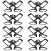 TOPAUBUB Garage Light 8 Pack 120W, 12000LM LED Lights for