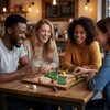 Tabletop Dice Golf Game - Portable Wooden Board Game for