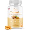 Turmeric and Ginger and Black Pepper Capsules, Turmeric Supplement 2,500mg,