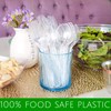 Plasticpro Disposable Clear Plastic Soup Spoons Heavyweight Box of 300