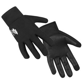 WFX Winter Thermal Cycling Gloves for Kids - Flexible Grip, Touchscreen Compatible, Anti-Slip Lightweight Mitts for Boys and Girls in Outdoor Sports: Cycling, Running, Skiing, Football (BLACK, XL)