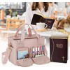 Teamoy Large Bible Tote Bag, Women Bible Cover Carrying Case