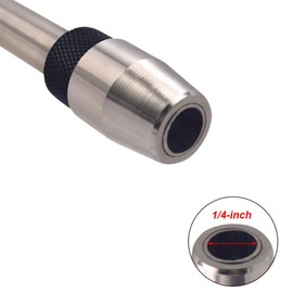 Saipor 12 Inch Quick Release Drill Extension Bit Holder 1/4 Inch Hex Shank Long Reach Screwdriver Bit Holder Works with 1/4-Inch Drive Bits