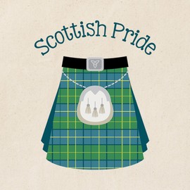 CafePress Scottish Pride Tote Bag Reusable Natural Beige Canvas Shopping Bag