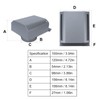 Wall Vent Cover, Stainless Steel Mesh Windproof Exhaust Hood with