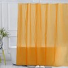 Riverbyland Translucent Orange Shower Curtain 72" x 72" Waterproof Shower
