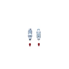 M10 X 1 34mm Steel Brake Bleed Screws Nipples (2)