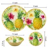 Supreme Housewares Bamboo Pineapple Gourmet Art - Plato de melamina