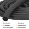 sourcing map Foam Rubber Weather Seal Strip, 16mm(0.63") Diameter x
